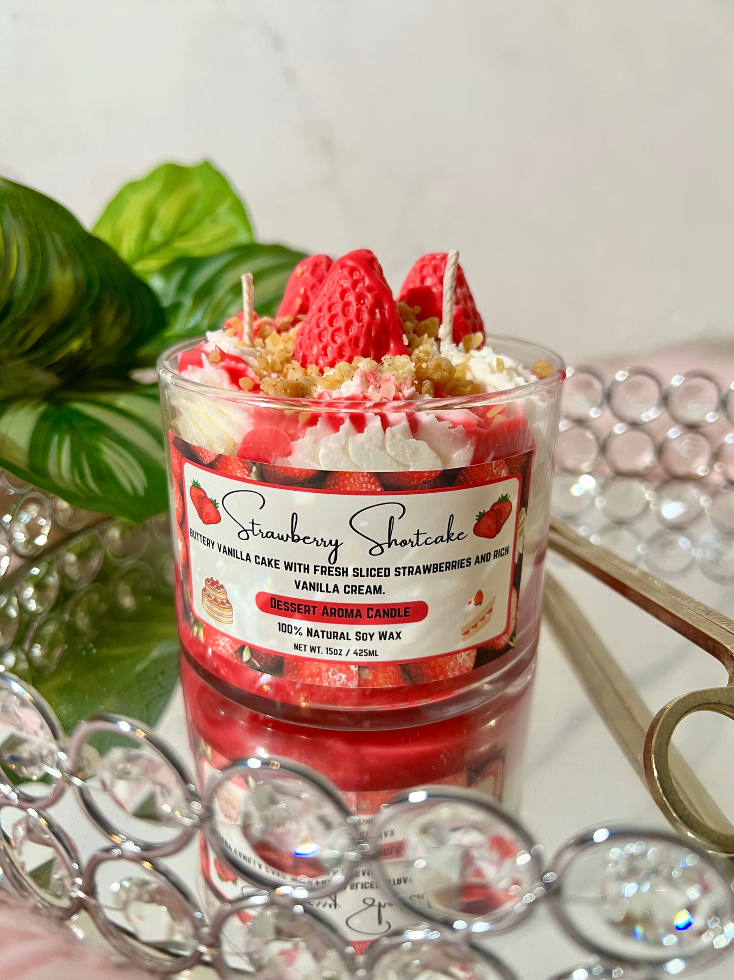 Strawberry Shortcake Candle