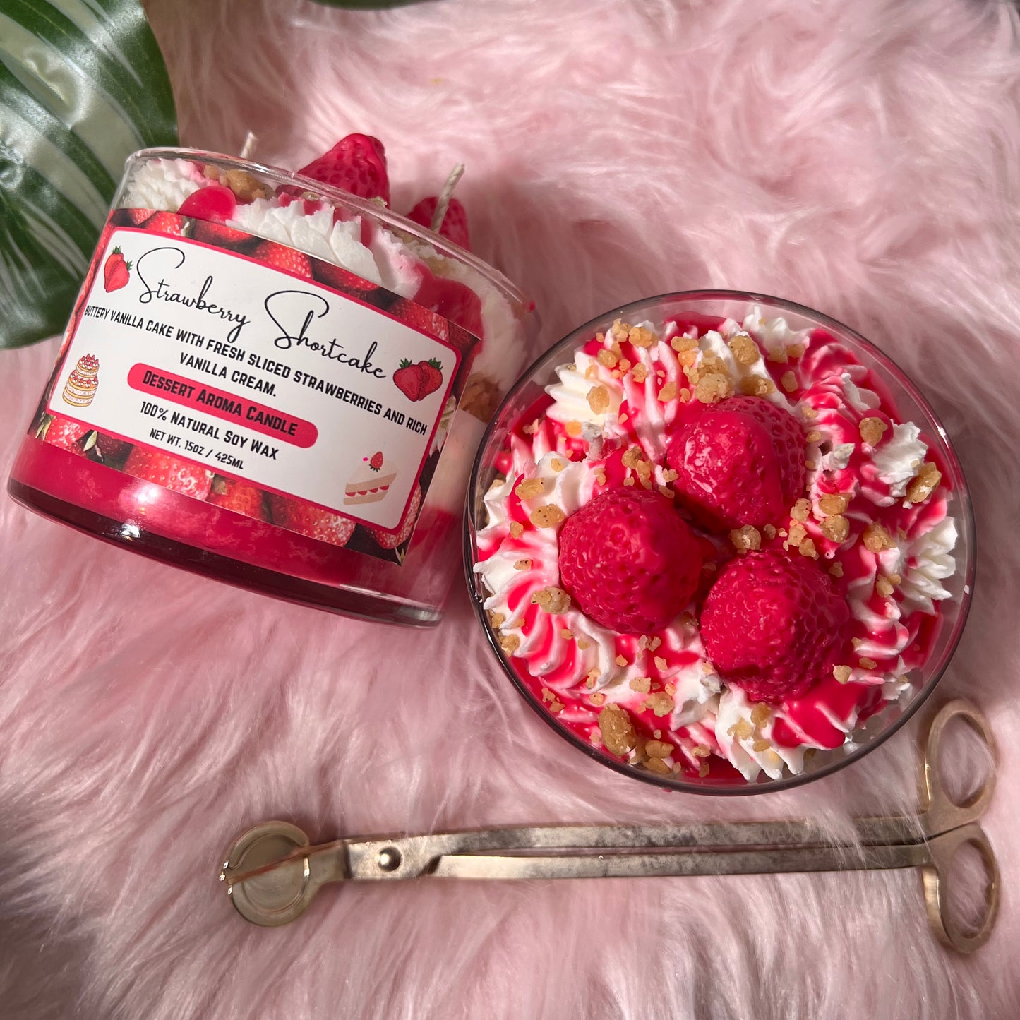 Strawberry Shortcake Candle